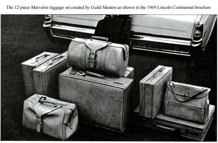Rare 1969 Lincoln Continental Luggage Option
