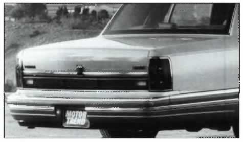 Town Car Deck and Trunk