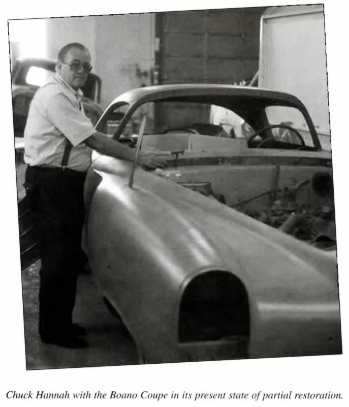 Chuck Hannah with the Boano Coupe