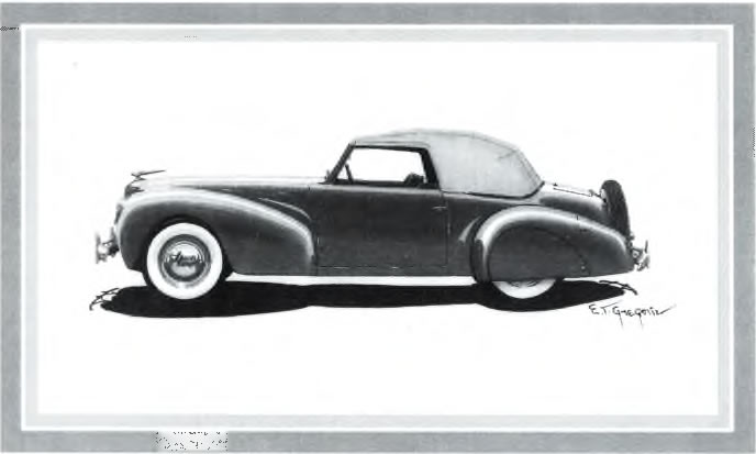 The 1939 Lincoln Continental Limited Edition Print