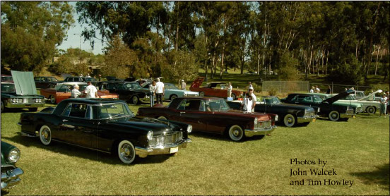 Eight Continental Mark IIs at the 2008 Western National Meet in Irvine, California